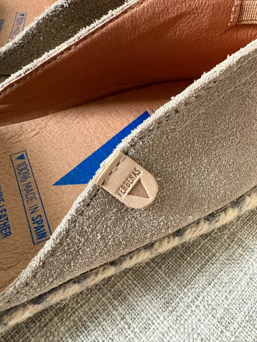 Verbenas Carmen Serraje flat espadrilles